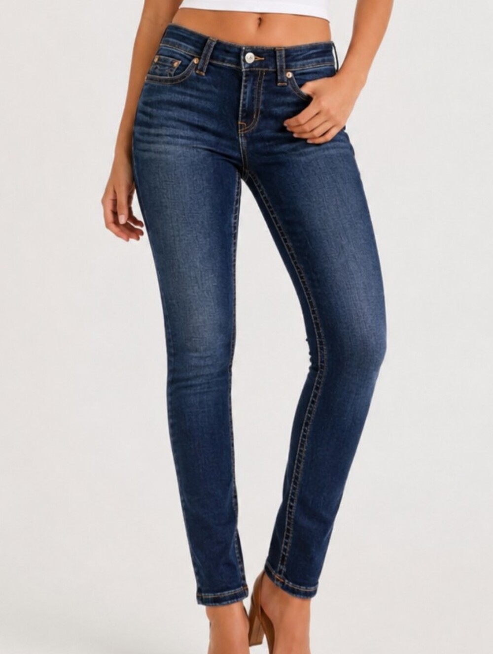 NEW True Religion Halle Mid Rise Super Skinny Jeans Women's Size 30 Dreamcatcher